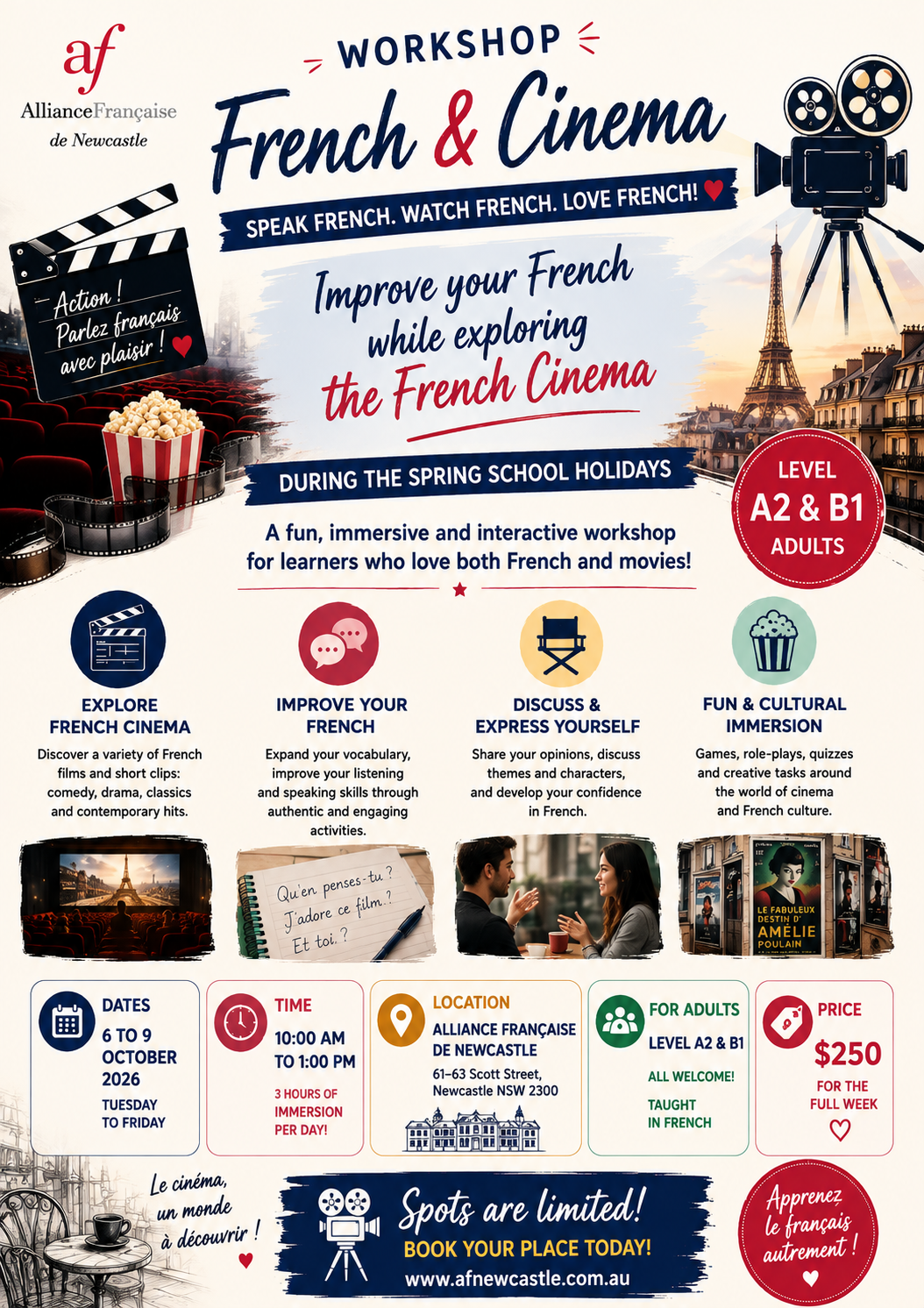 SPRING 2026 Immersion CINEMA Workshop